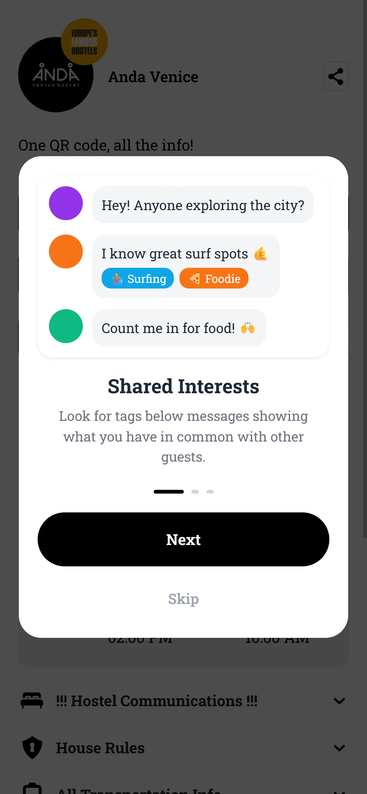 Group chat intro