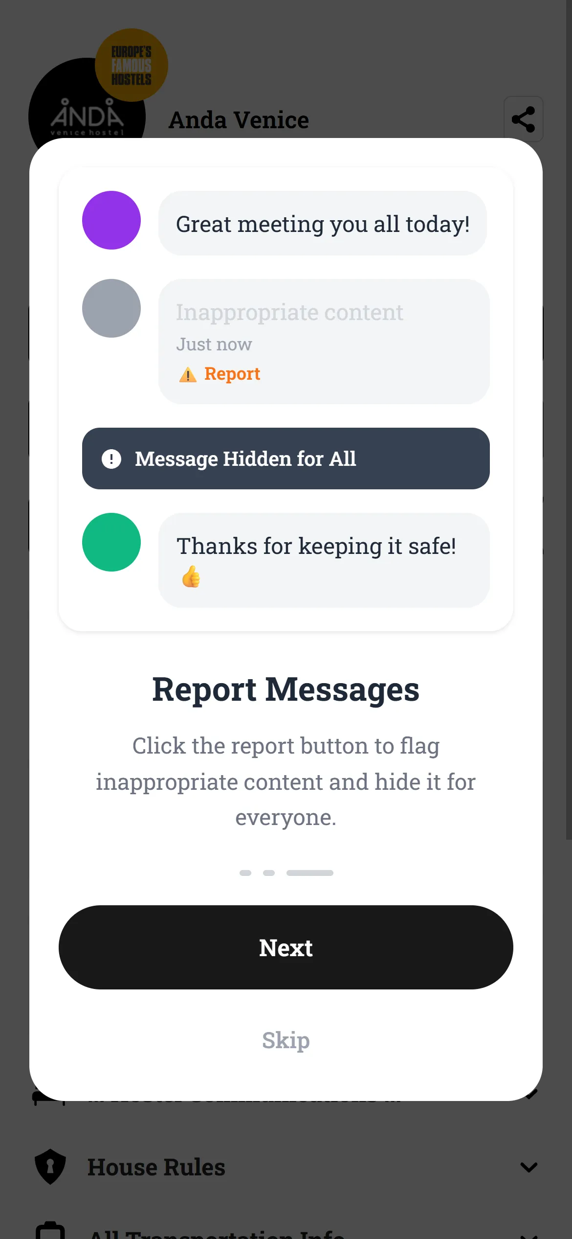 Chat moderation