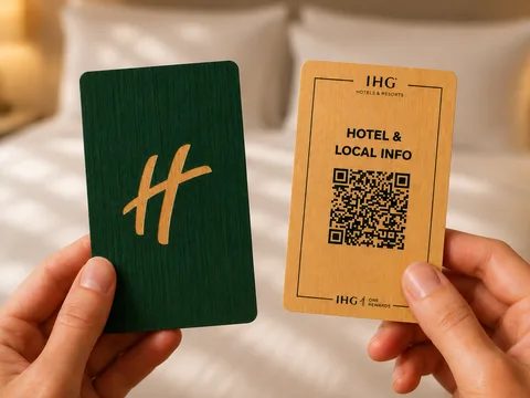 Wooden key card
